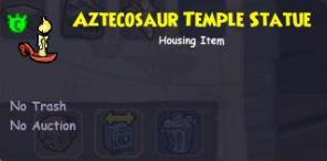 aztecosaur temple statue info