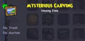 mysterious carving info