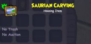 saurian carving info