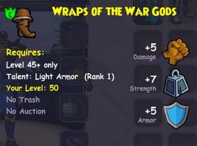 wraps of the war gods