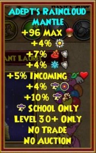 Wizard101 W101 Storm Level 30 Crafted Hat Aquila