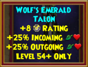 Wolf's Emerald Talon