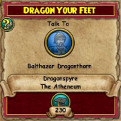 dragon your feet