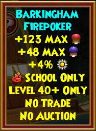 Barkhingham Firepoker fire amulet