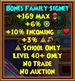 Bones Family Signet myth ring l40