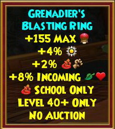 Gernadier's Blasting Ring fire ring l40