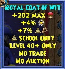 Royal Coat of Wit myth robe