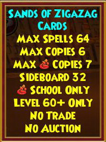 Sands of Zigzag Cards fire deck Apep