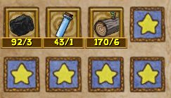crafting recipe reagents stack of wood planks