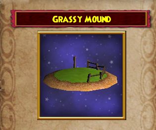 grassy mound picture