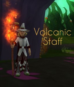 volcanic staff crafted wands from celestia