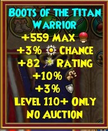 universal boots tier 2