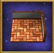 brickstyle wood floor