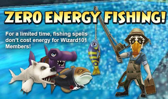 Zero energy fishing - banner