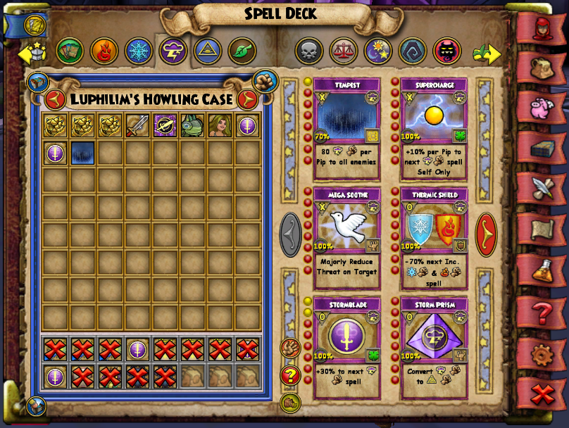 Your wizard. Wizard 101. Wizard Deck. Wizard101 best Storm Pet. Wizard101 best Balance Pet.