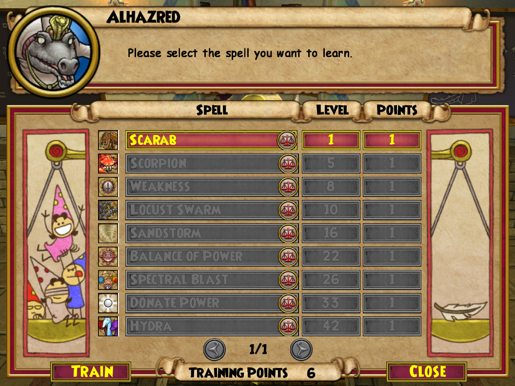 every spell in wizard 101