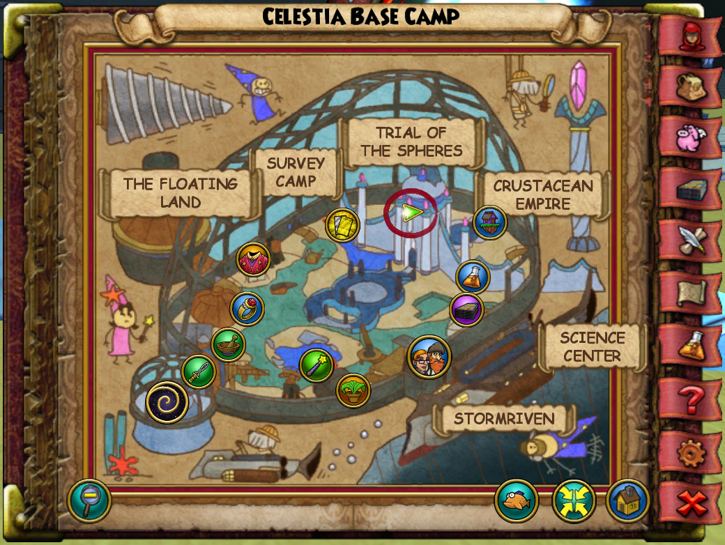 wizard101 the stellarium training spells