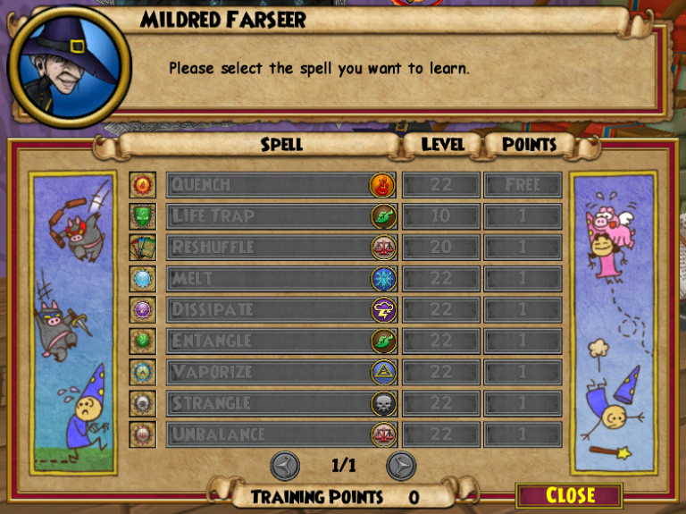 wizard101 the stellarium training spells wizard101 the stellarium training spells
