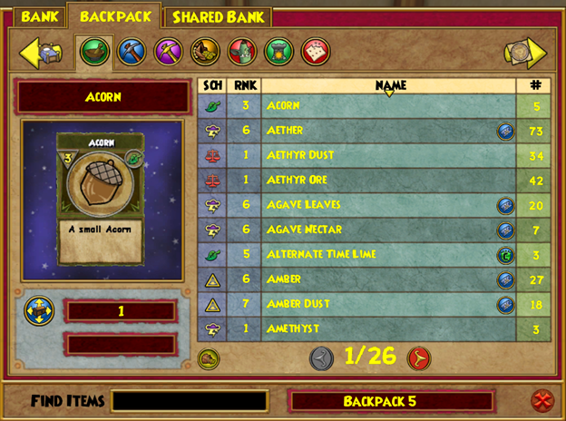 wizard101 account