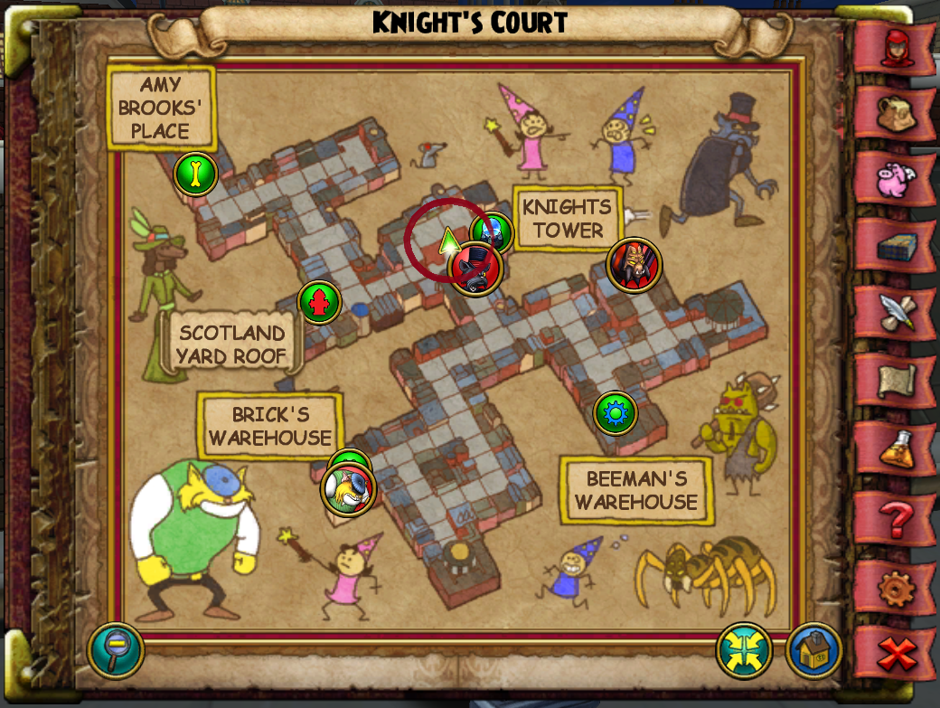 101 Knights. Courtly Knight. Quest item Designs. Игра башне рыцаре