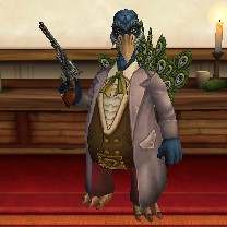 Wild Bill Peacock, a member of the Magnificent Seven