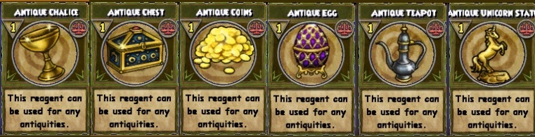 Arcanum Scholar Statues Antique Reagents