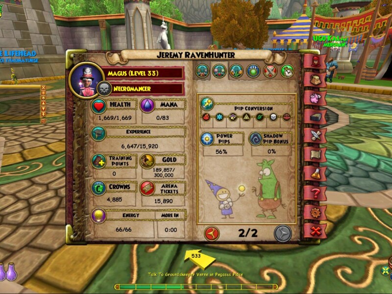 Solid 56% power-pip chance.