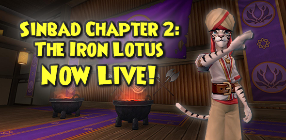 Wizard101 plows through a bayou while Pirate101 readies the deck for its  Sinbad update